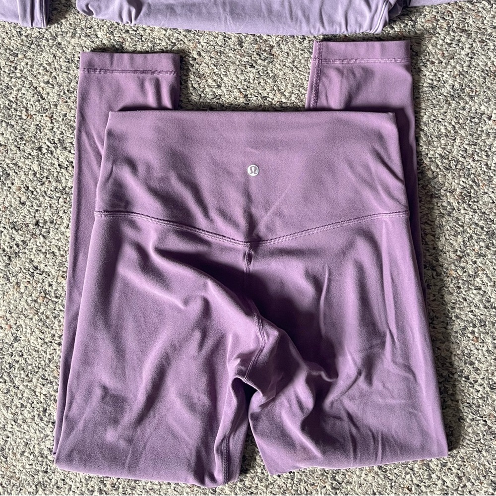 lululemon athletica purple align leggings